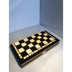 Backgammon / Jeu d”échecs brun  en Charme 35CMX35CM