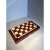 Jeu d”échecs “Pearl” couleur fuchsia fabrication en Charme 35CMX35CM