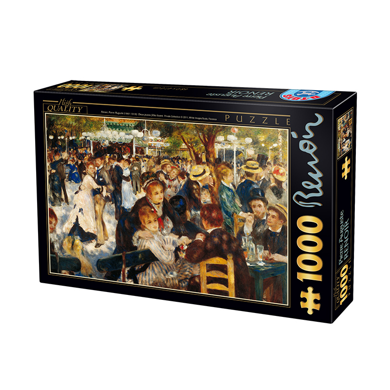 Puzzle 1000 pièces : Renoir - Moulin de la Galette