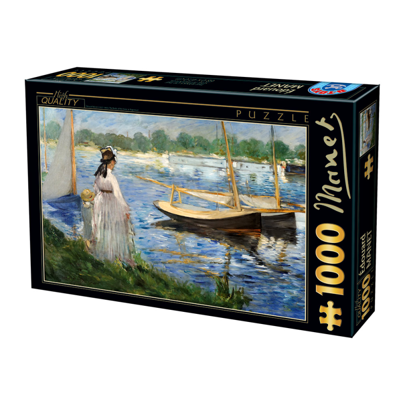 Puzzle 1000 pièces : Manet - Rives de Seine