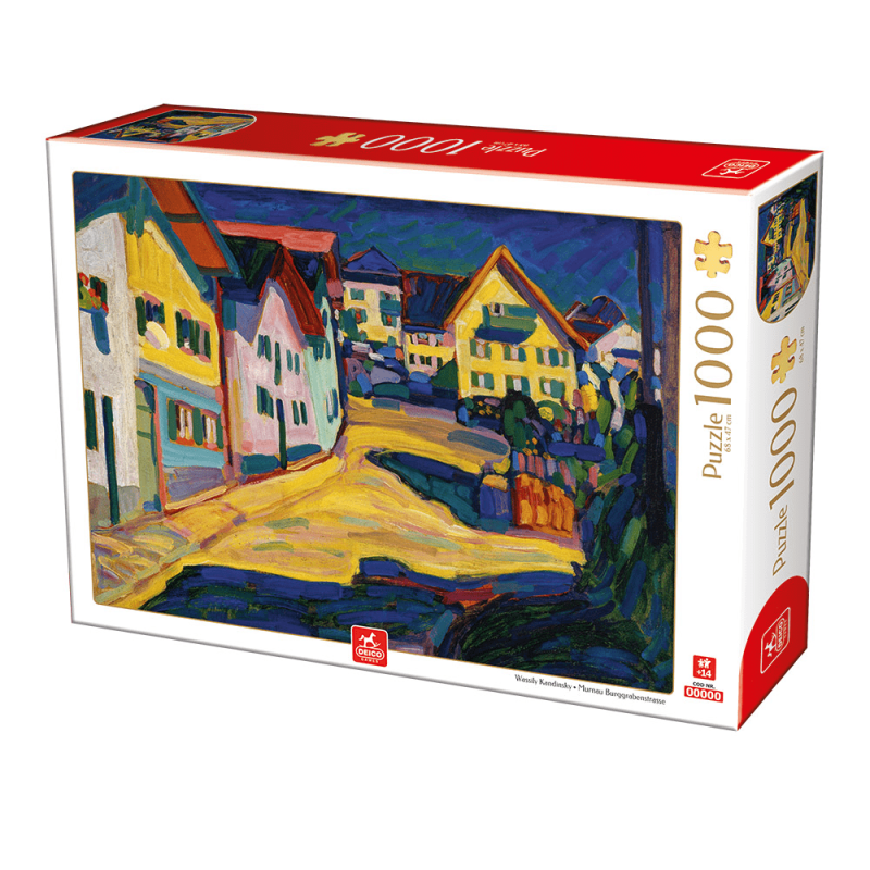 Puzzle 1000 pièces : Kandinsky - Maisons de Murnau