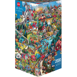 Puzzle 2000 pièces : Go Camping