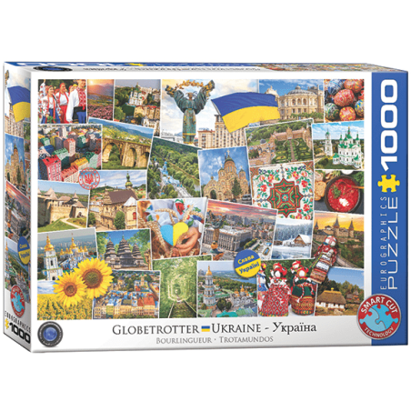 Puzzle 1000 pièces : GlobeTrotter Ukraine