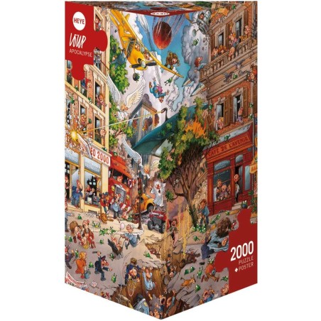 Puzzle 2000 pièces : Loup, Apocalypse