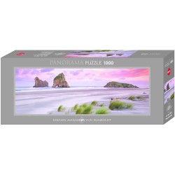 Puzzle 1000 pièces : Panorama - Wharariki Beach