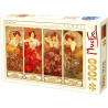 Puzzle 1000 pièces : Mucha - Precious Stone