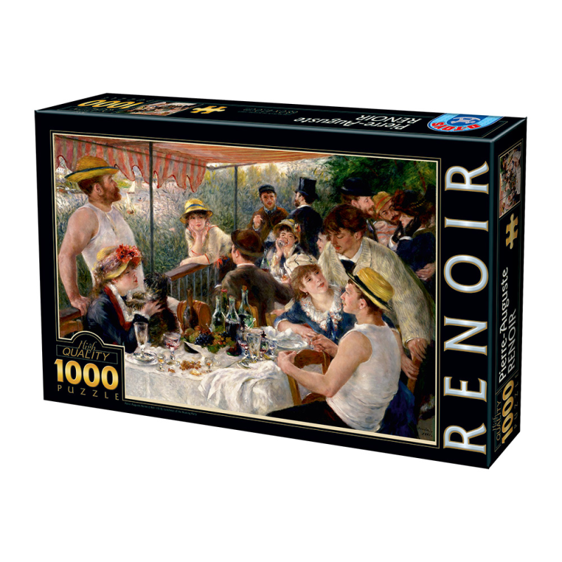 Puzzle 1000 pièces : Renoir, Déjeuner sur Bateau 