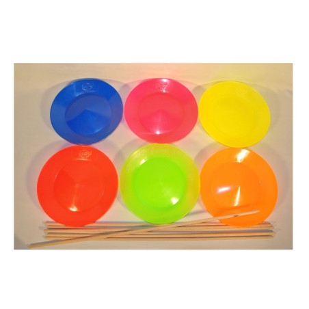 Assiette souple play fluo