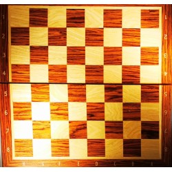 Jeu d’échecs bois marqueterie 30 cm -  
1ER prix marqueté