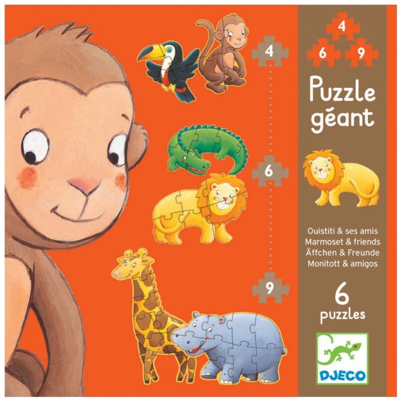 Puzzle géant - Ouistiti et ses amis