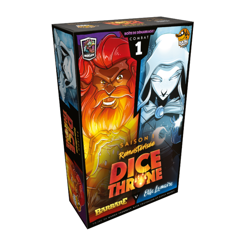 Dice Throne - Barbare vs Elfe