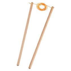 Diabolo - Baguettes bois 37 cm