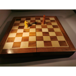 Coffret échecs magnétique - 30cm - Palissandre