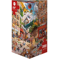 Puzzle 2000 pièces : Loup, Apocalypse