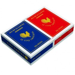 2x54 cartes coq imperial PVC