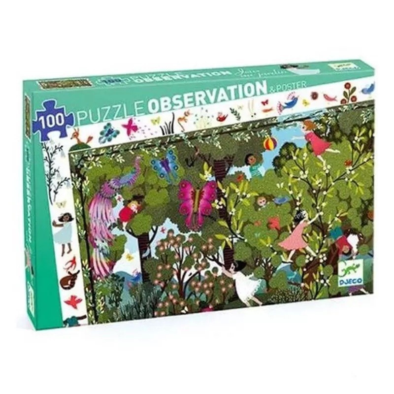 Puzzle Observation -
Jeux au Jardin 100 pièces